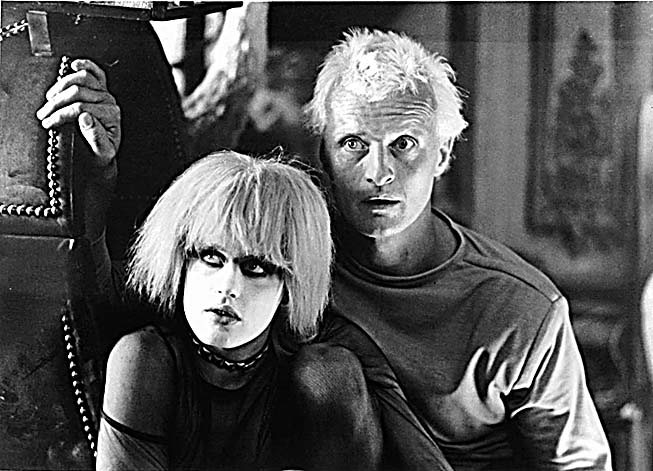Roy Batty and Pris in the film Blade Runner, 1982